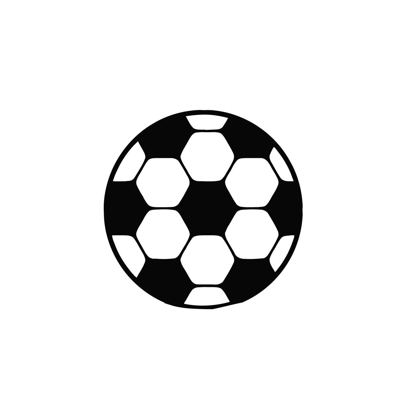 Soccer Ball Vinyl Wall Decal (BlackEasy to apply You will get the instructionDimensions 22 inches wide x 35 inches long )