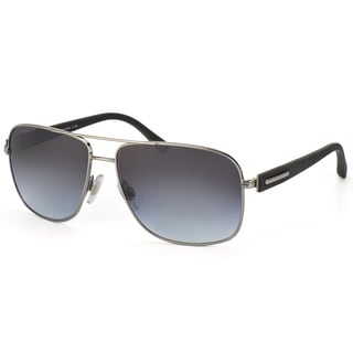 Dolce & Gabbana Men's 'DG 2122 12098G' Gunmetal Aviator Sunglasses