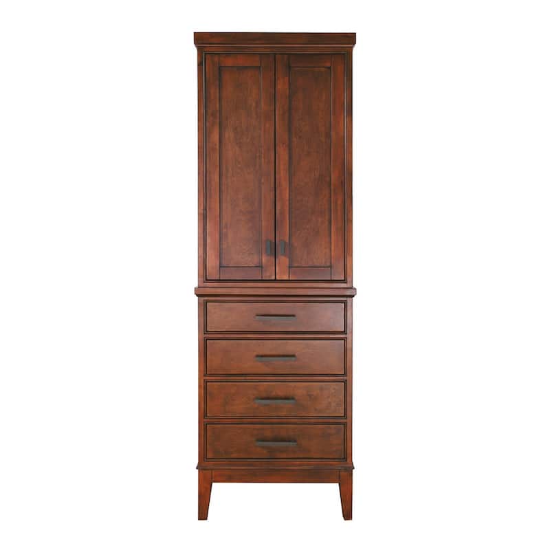 Avanity Madison 24-inch Linen Tower - 24"W x 71"H - Tobacco