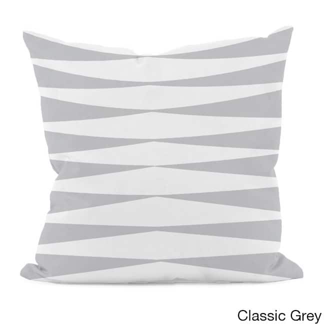 Bold Geometric 18x18-inch Decorative Pillow