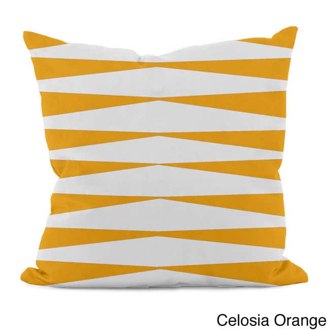 Bold Geometric 18x18-inch Decorative Pillow