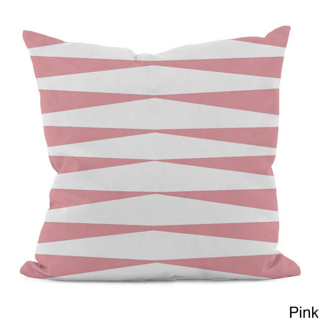 Bold Geometric 18x18-inch Decorative Pillow
