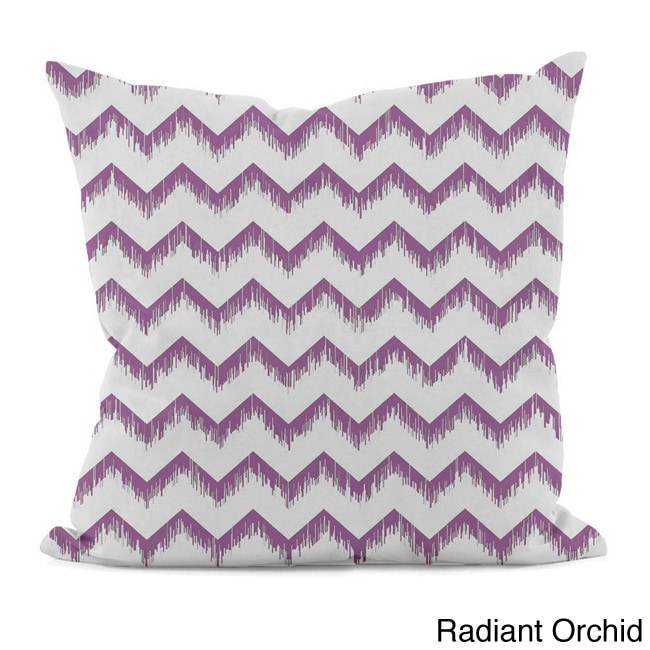 枕 JUNK. Sketched Zig-zag 20x20-inch Decorative Pillow - On Sale