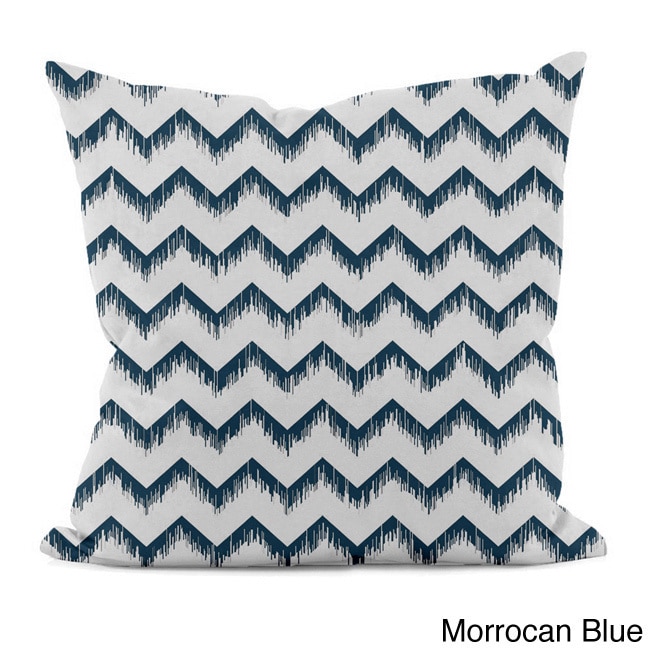 枕 JUNK. Sketched Zig-zag 20x20-inch Decorative Pillow - On Sale