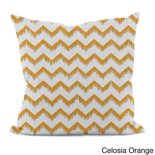 Sketched Zig-zag 18x18-inch Decorative Pillow