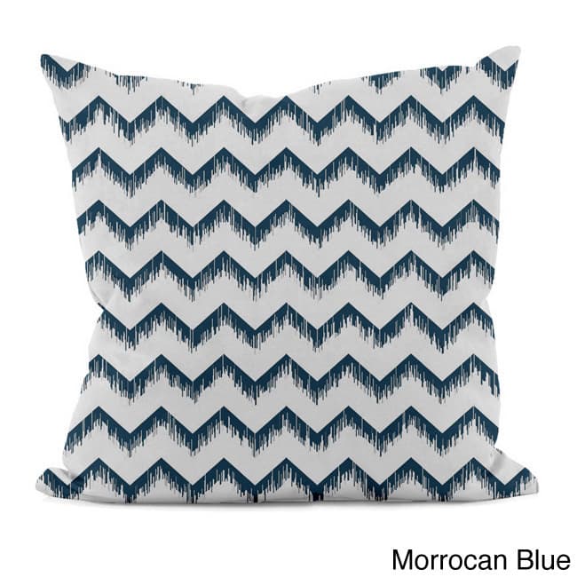Sketched Zig-zag 18x18-inch Decorative Pillow