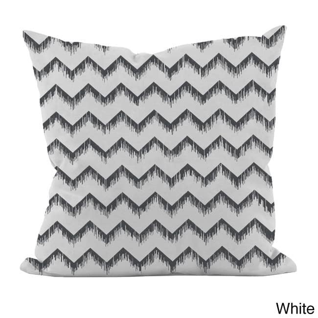 Sketched Zig-zag 18x18-inch Decorative Pillow