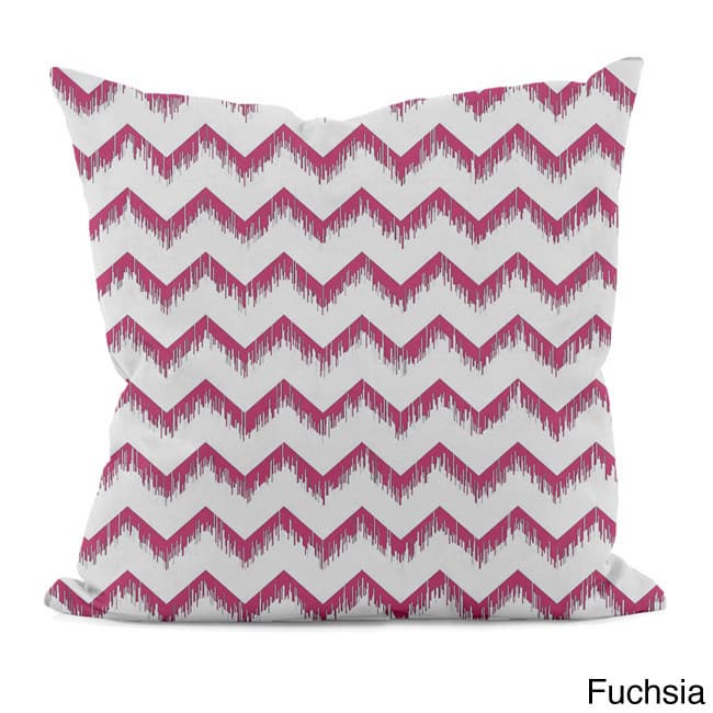Sketched Zig-zag 18x18-inch Decorative Pillow