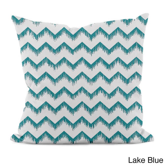 Sketched Zig-zag 16x16-inch Decorative Pillow