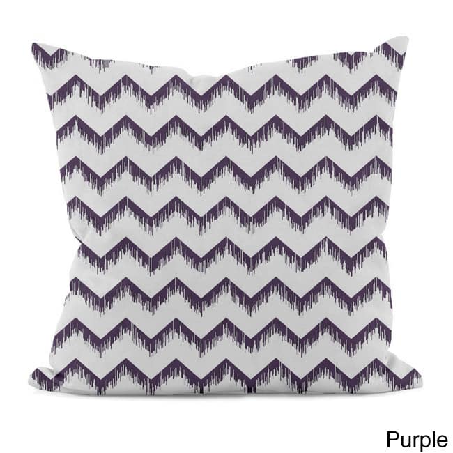 Sketched Zig-zag 16x16-inch Decorative Pillow