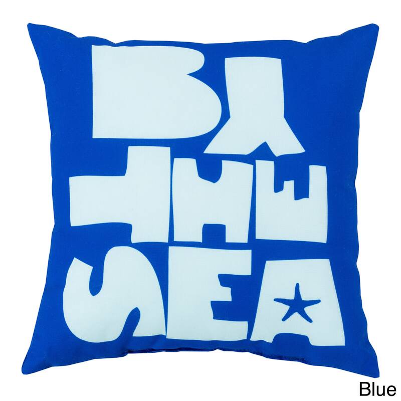 By The Sea Indoor/Outdoor Decorative Throw Pillow