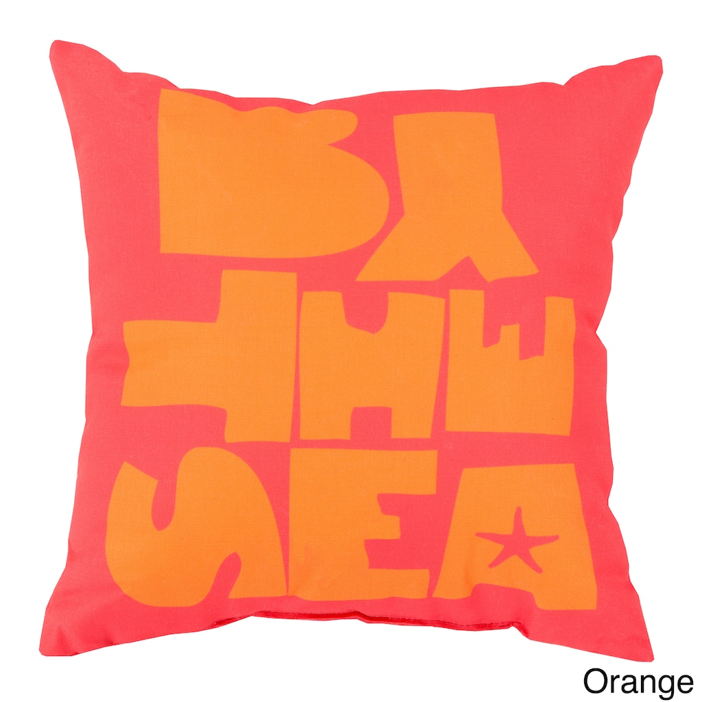By The Sea Indoor/Outdoor Decorative Throw Pillow