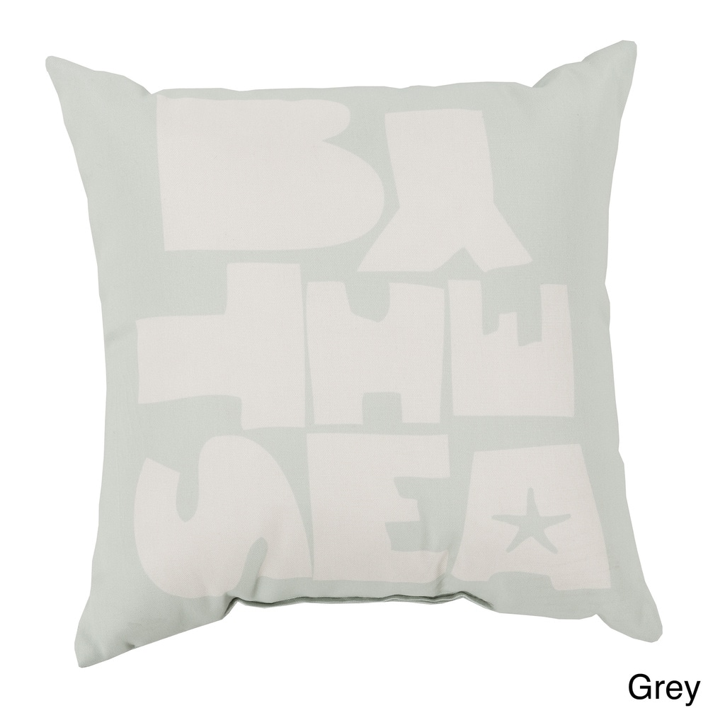 Outdoor pillows with outlet sayings