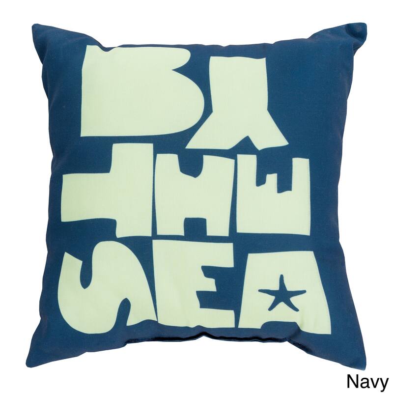 By The Sea Indoor/Outdoor Decorative Throw Pillow