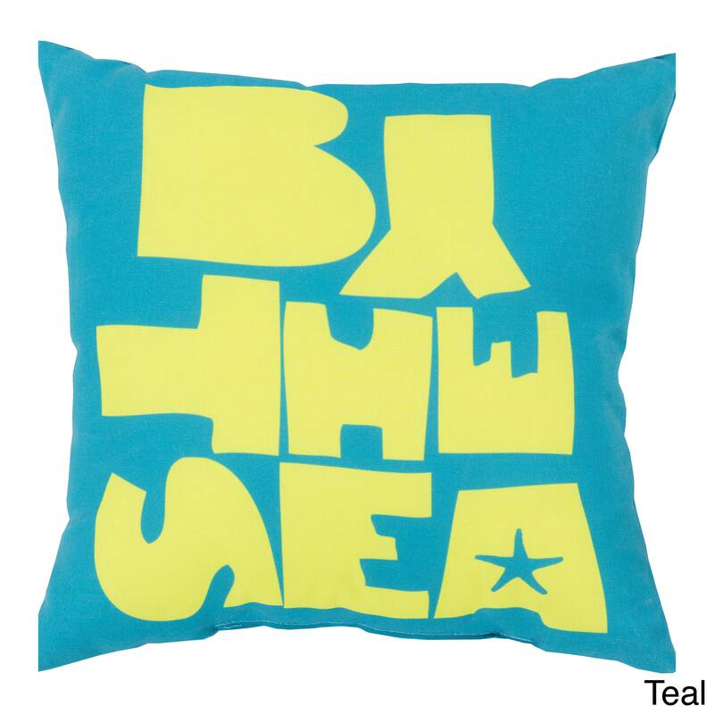 By The Sea Indoor/Outdoor Decorative Throw Pillow