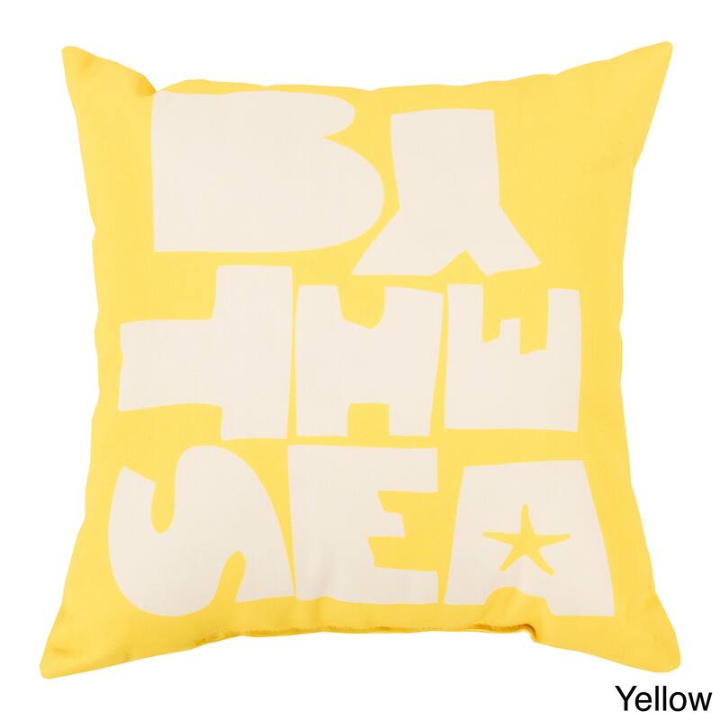 By The Sea Indoor/Outdoor Decorative Throw Pillow