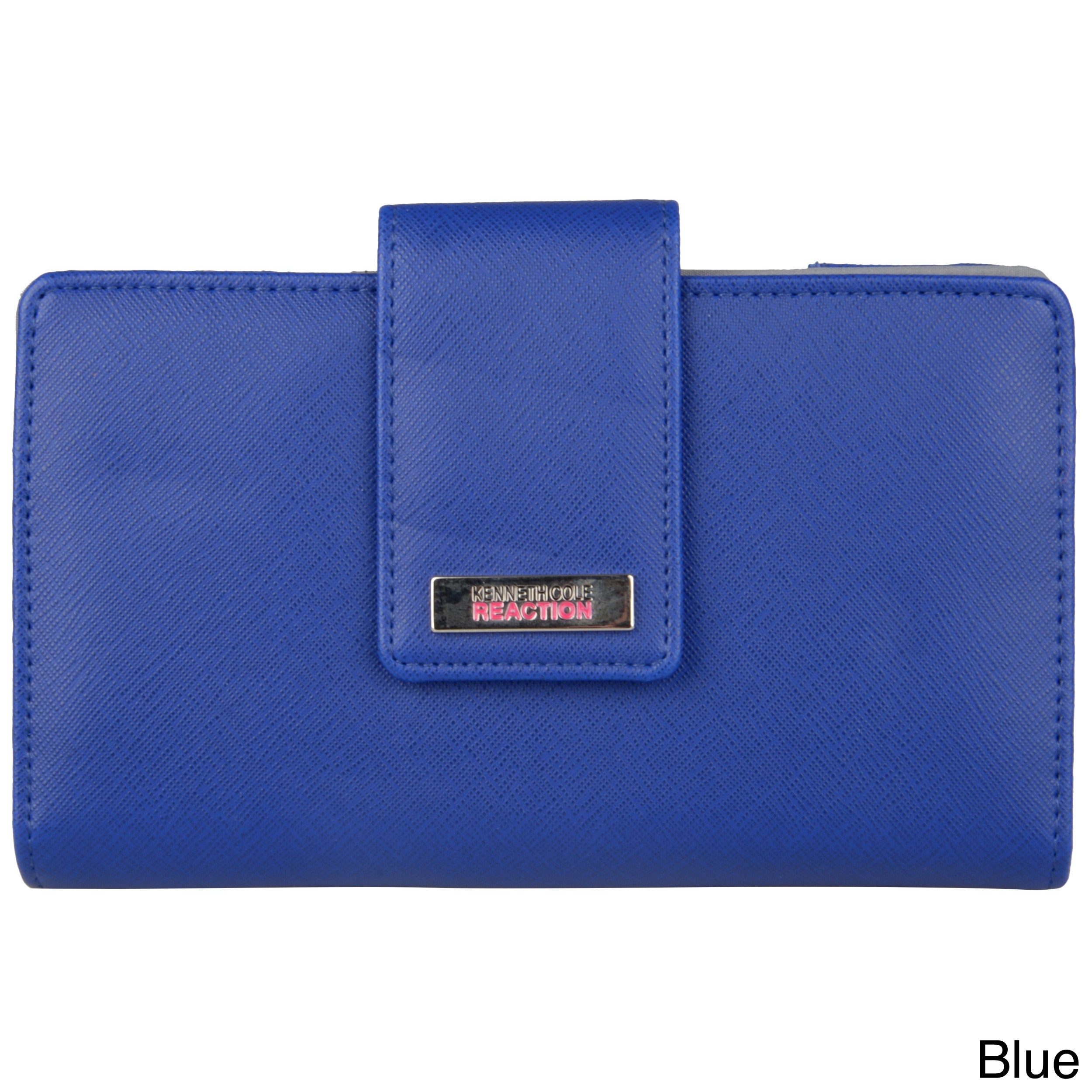 Kenneth Cole Reaction Womens Tab Top Utility Clutch Wallet