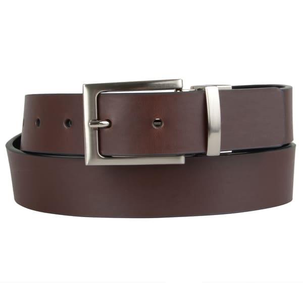 Steve Madden Men's Reversible Polished Buckle Belt Steve Madden Men's Belts