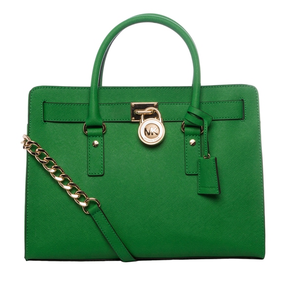 michael kors hamilton crossbody green