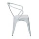 preview thumbnail 6 of 10, OSP Home Furnishings Patterson Metal Chair (4 Pack)