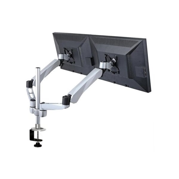 Mount It Dual Monitor Desk Mount with Height Adjustable Dual Arms for