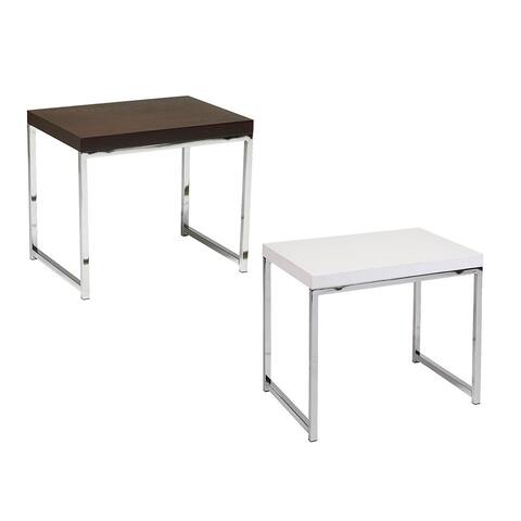 Main St. Rectangle Wood End Table