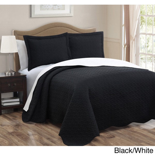Dayton 3-piece Polyester Reversible Quilt Set - Free Shipping Today ...