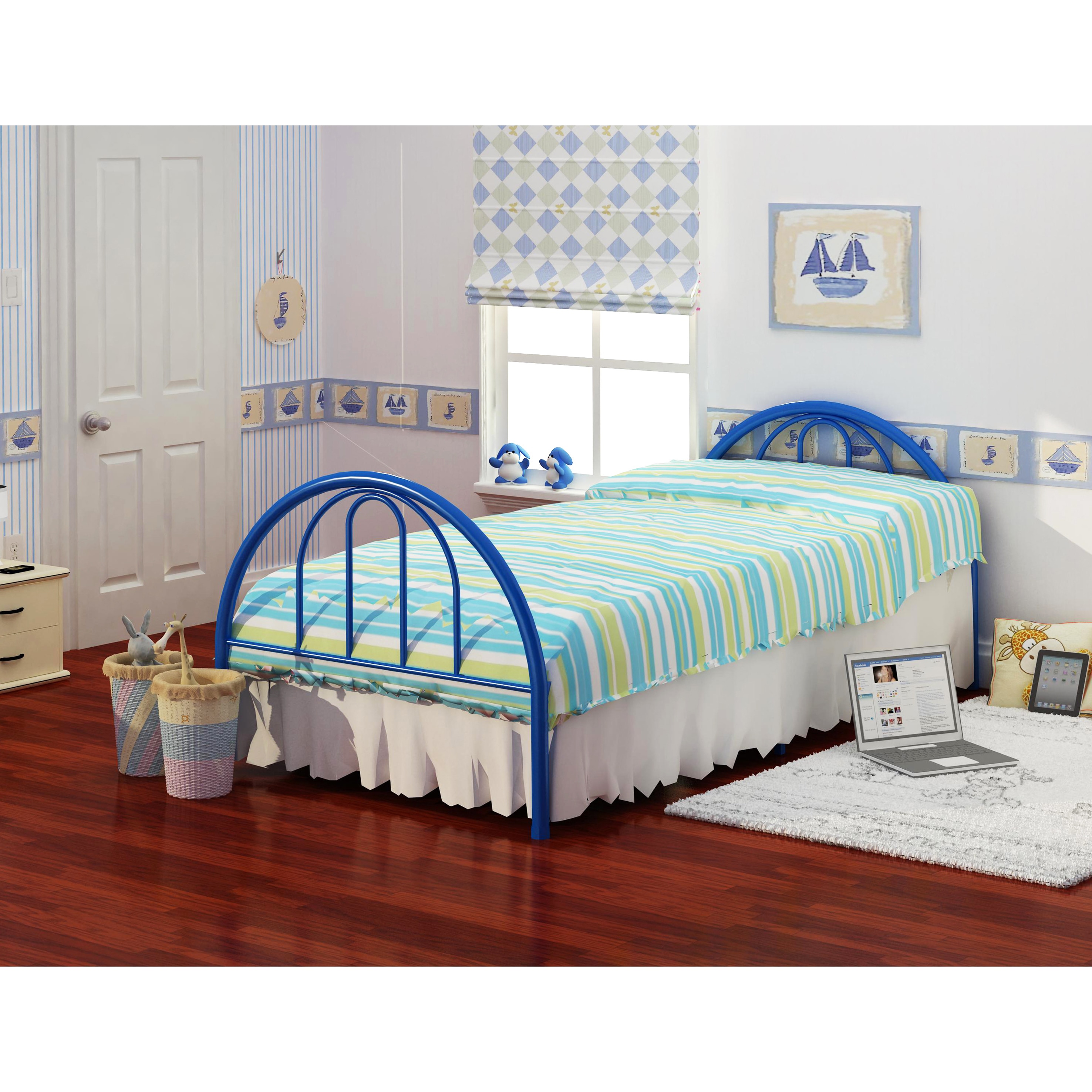 Brooklyn Blue Twin Bed