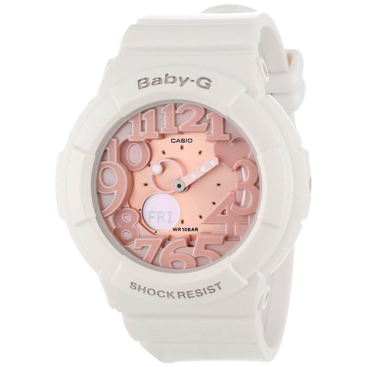 baby g white pink