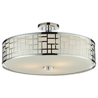 Avery Home Lighting Elea 3 Light 20 5 Inch Bronze Semi Flush Avery Home Lighting Elea 3 Light 20 5 Inch Semi Flush Mount Chrome Ceiling