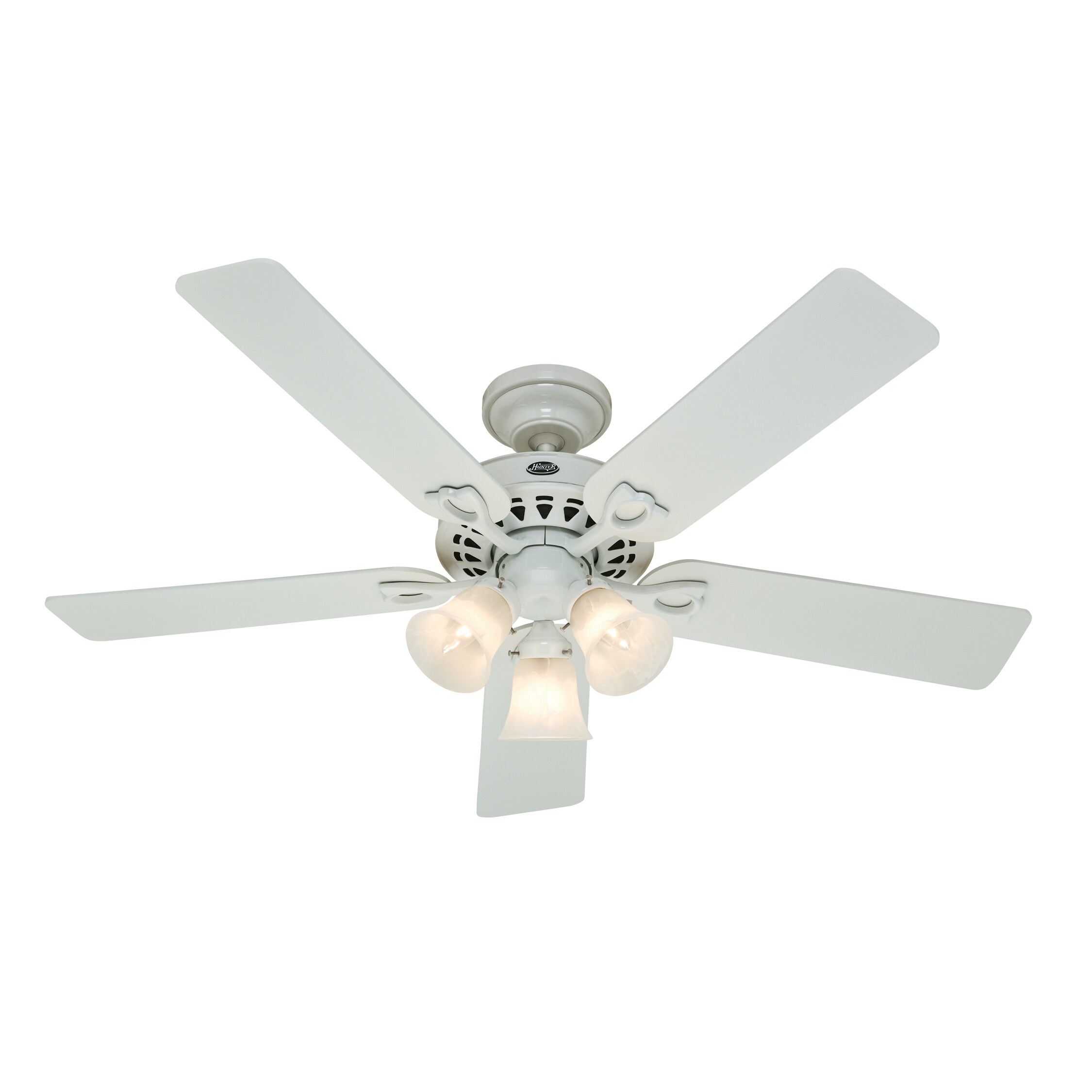 Shop Hunter Fan Sontera White 52 Inch Ceiling Fan Free