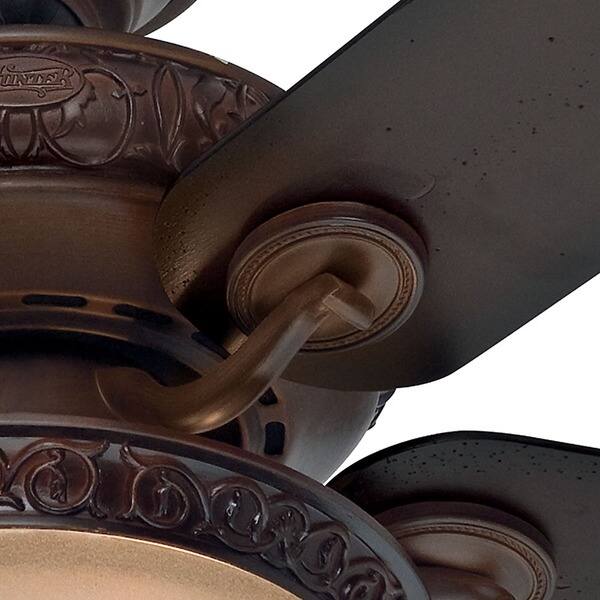 Shop Hunter Fan 52 Inch Vernazza Brushed Cocoa 5 Blade Aged