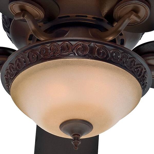 Shop Hunter Fan 52 Inch Vernazza Brushed Cocoa 5 Blade Aged