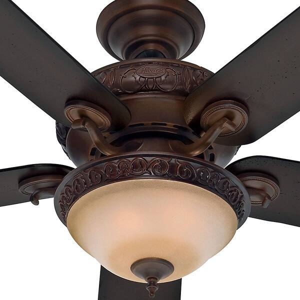 Shop Hunter Fan 52 Inch Vernazza Brushed Cocoa 5 Blade Aged