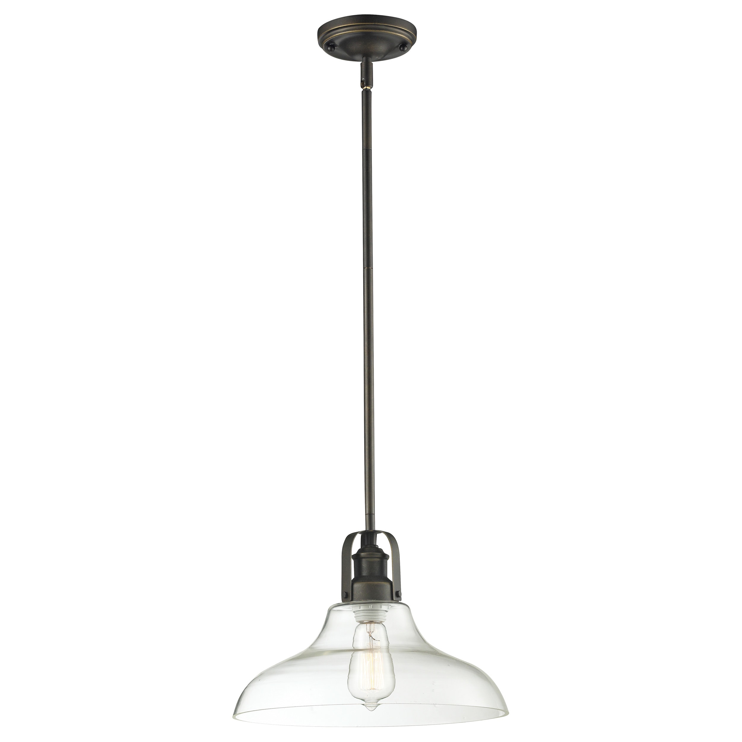 Z lite Forge 1 light Vintage Bronze Indoor Pendant