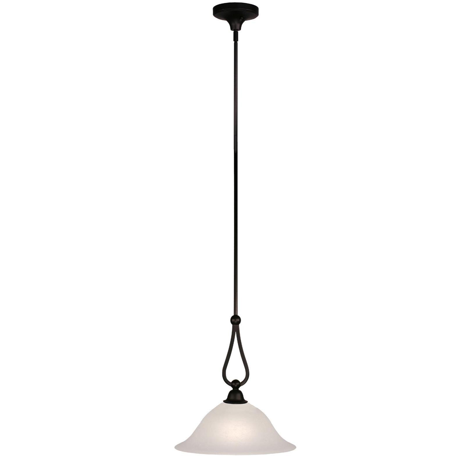 Z lite Carlisle Dark Bronze 1 light Pendant