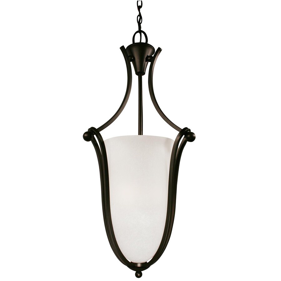 Z lite Carlisle 3 light Dark Bronze Foyer Pendant