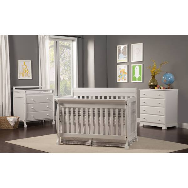 Shop Davinci Kalani 4 In 1 Convertible Crib With Toddler Rail