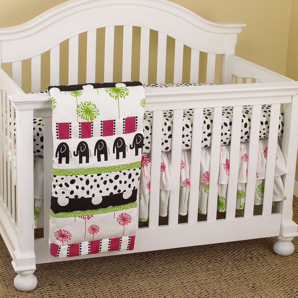 Sumersault Jungle Dance 10 Piece CRIB SET Bedding in a Bag