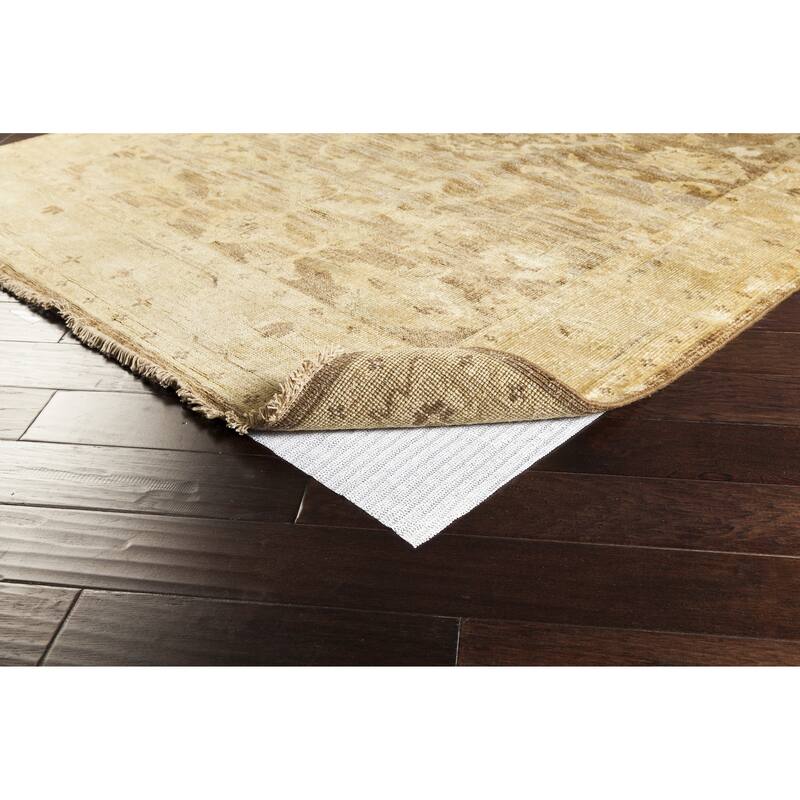 Ultra Secure Lock Grip Reversible Hard Surface Non-slip Rug Pad - White