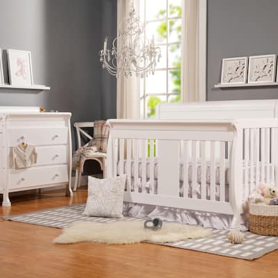 DaVinci Porter 4-In-1 Convertible Crib With Toddler Bed Conversion Kit