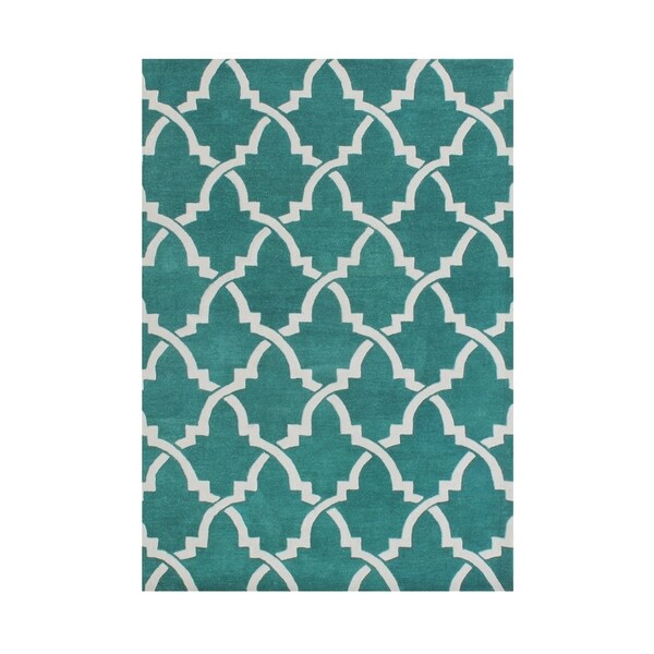 Handmade Alliyah Tufted Strawberry Pink Blended Wool Rug (5' x 8') - 5' x 8'