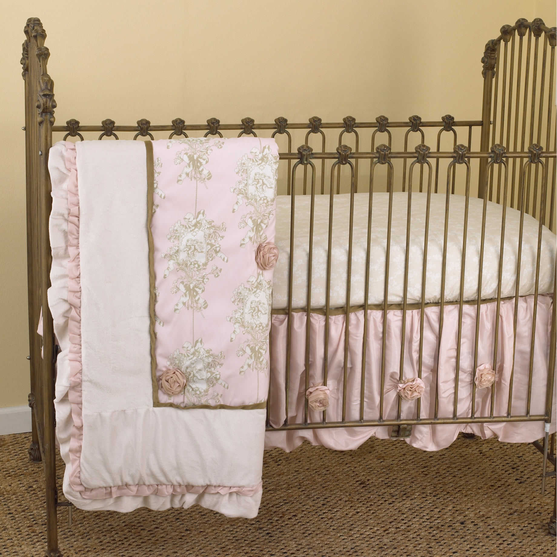 Shop Cotton Tale Lollipops And Roses 7 Piece Crib Bedding Set On