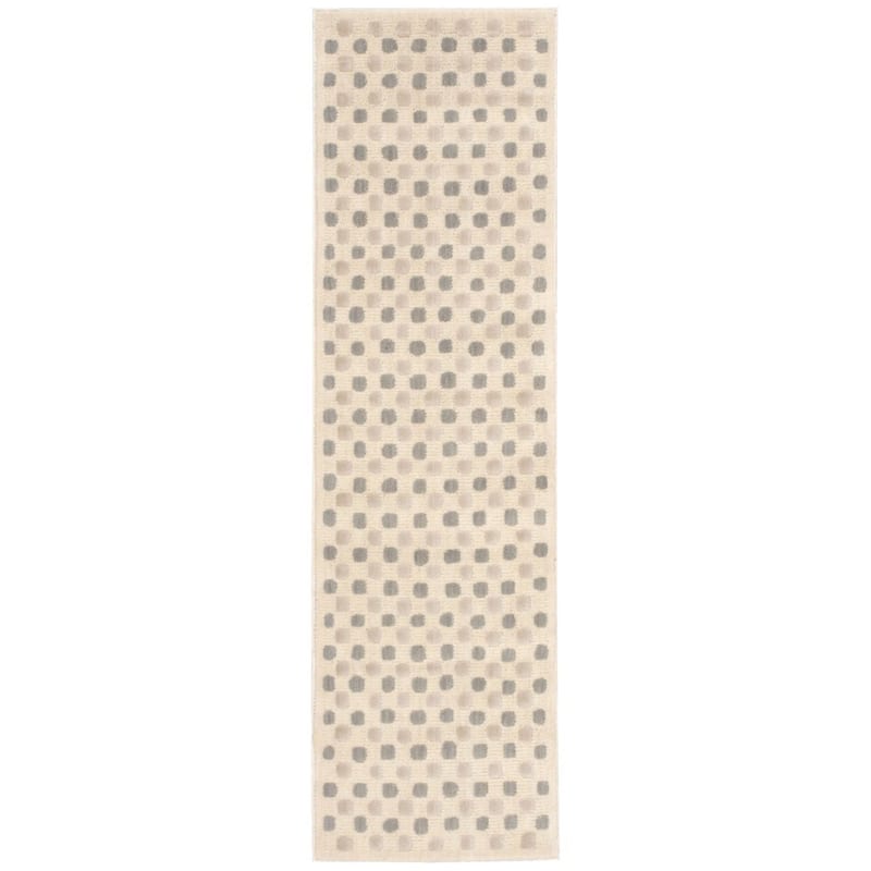 Calvin Klein Nara NAR03 Area Rug - 2'3" x 8' Runner - Bone