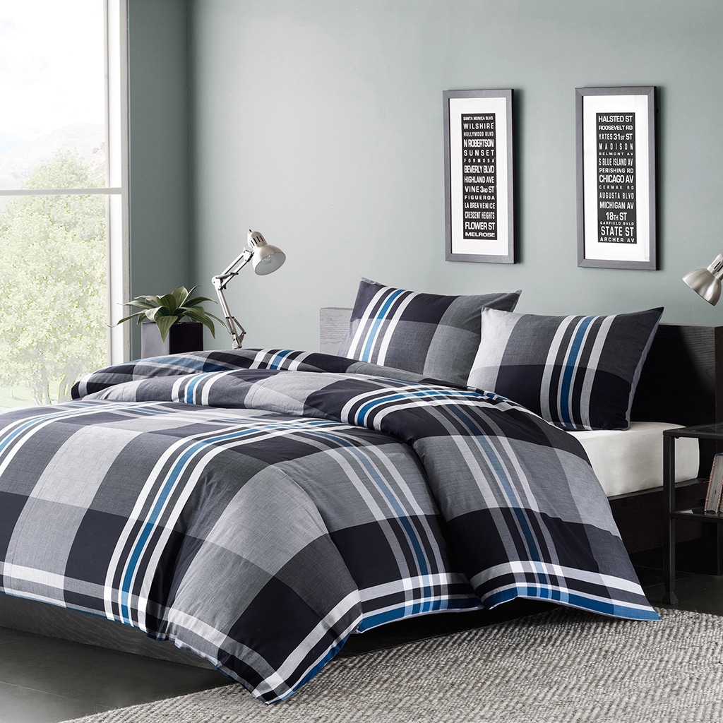 Ink + Ivy Nathan 3 piece Duvet Cover Set