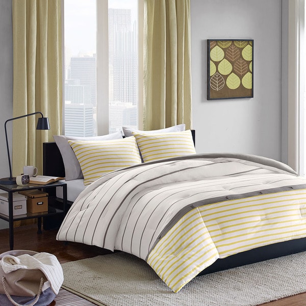 Ink+Ivy Sutton 3 piece Duvet Cover Set