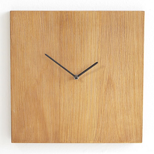 Timeless Elm Wood Wall Clock