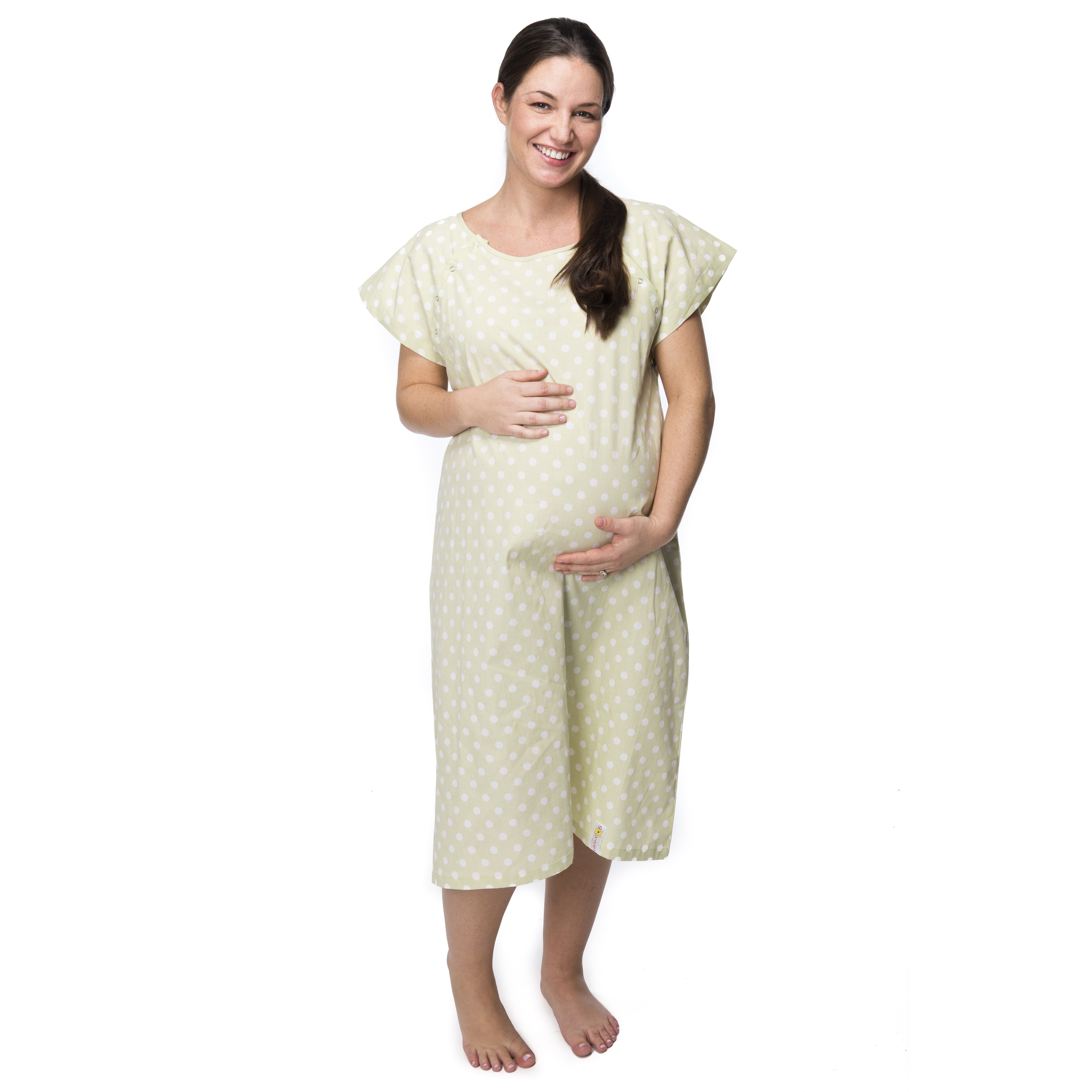 Baby Be Mine Gownie Hospital Gown With Pillowcase In Charlotte