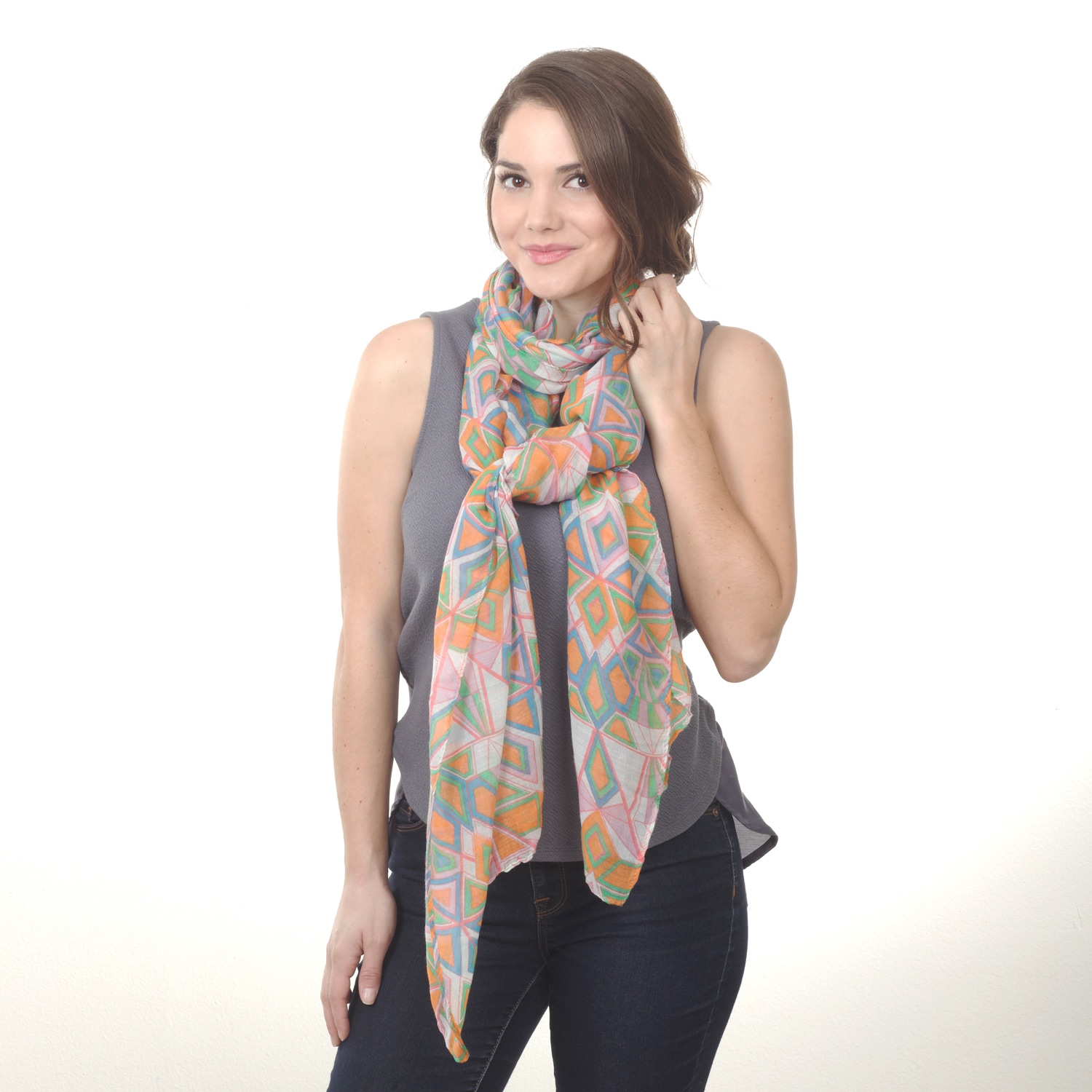 Geo Design Scarf