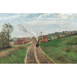 Camille Pissarro 'Lordship Lane Station' Oil on Canvas Art - Bed Bath ...